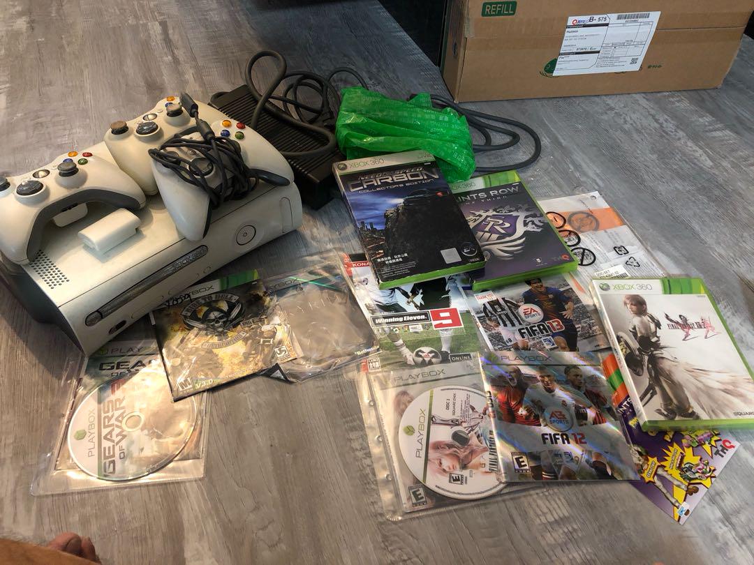 C box 360 (Category: TV Parts & Accessories) located in Singapore. Submitted by cxngzen (Listing ID 181979521, Image 1). Description: Many games to go along. X box 360 $80.