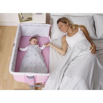 next to me crib pink