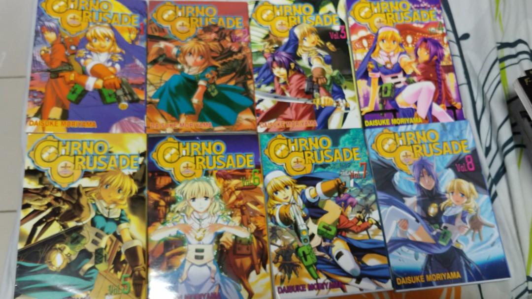 Chrono Crusade English Manga Vol 1 8 Complete Set Books