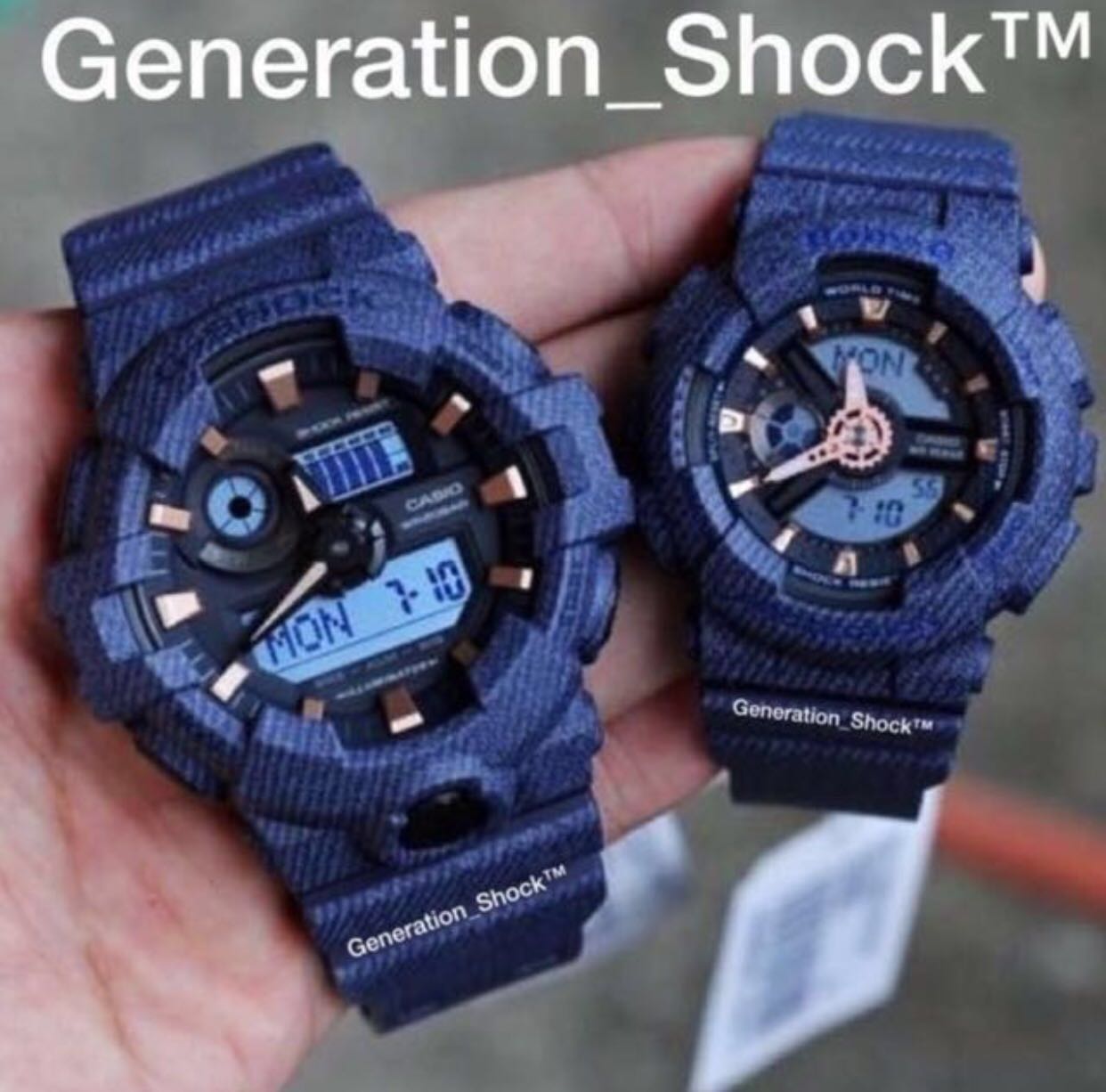 NEW COUPLE SET BABYG GSHOCK UNISEX DIVER SPORTS WATCH 100