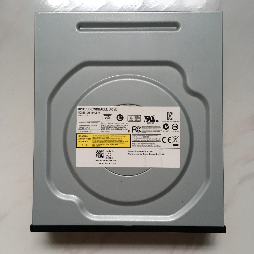 Dell Internal DVD/CD Rewritable Optical Drive, Computers & Tech, Parts