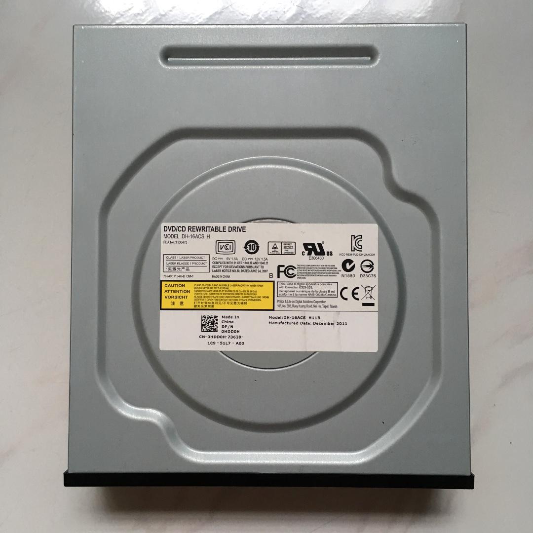 Dell Internal DVD/CD Rewritable Optical Drive, Computers & Tech, Parts