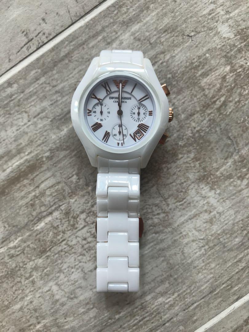 Emporio Armani Lady Watch AR1417 White Brand new