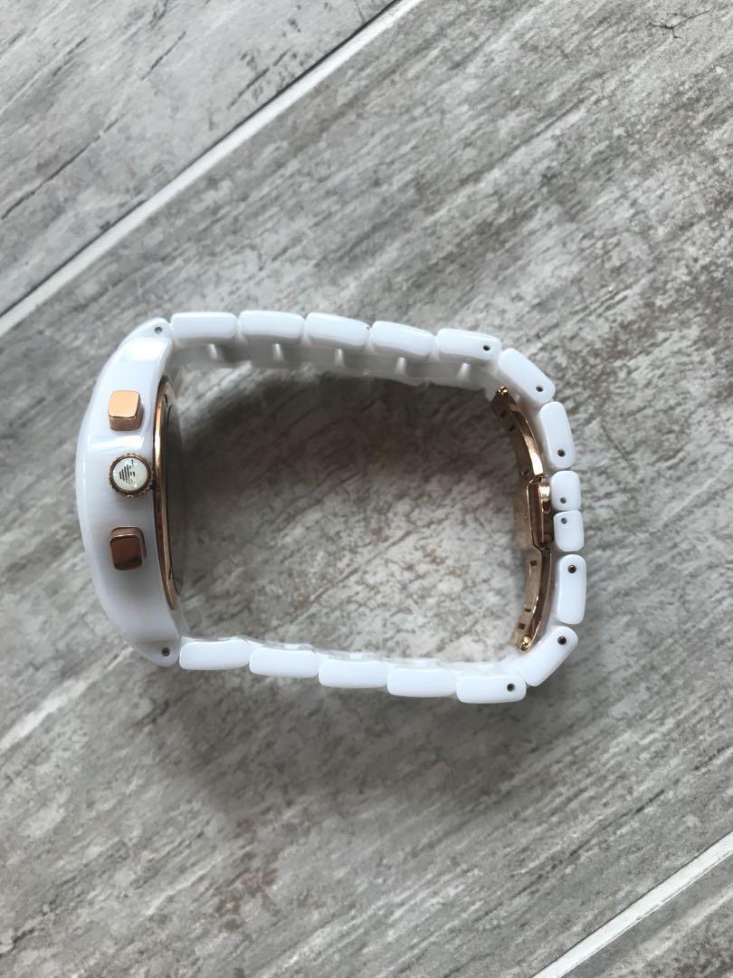 Emporio Armani Lady Watch AR1417 White Brand new
