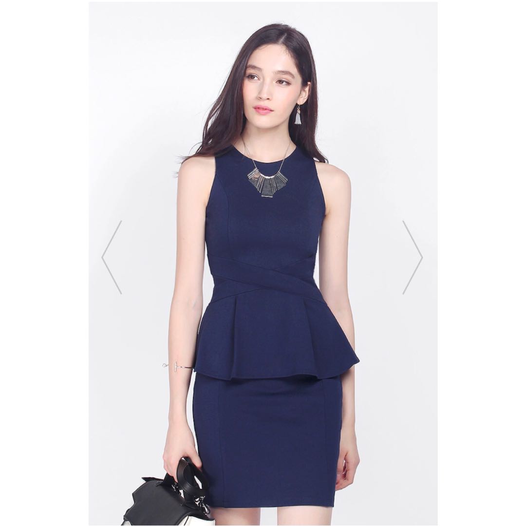 Fayth • Iris Lace Peplum Dress