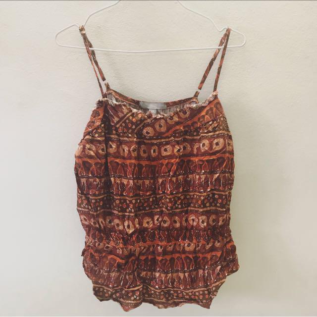 forever 21 spaghetti strap crop top