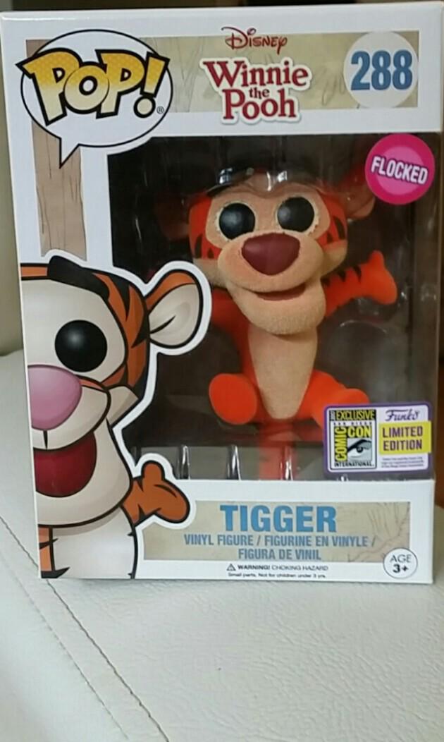 Funko Pop Tigger Flocked SDCC 2016 
