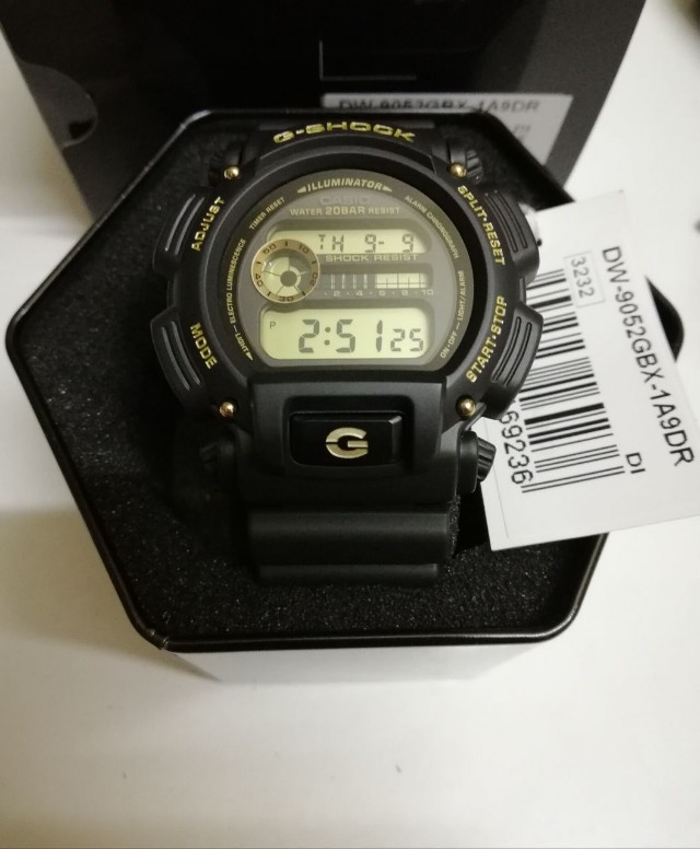Gshock Black Gold Dw 9052gbx 1a9 Men S Fashion Watches On Carousell