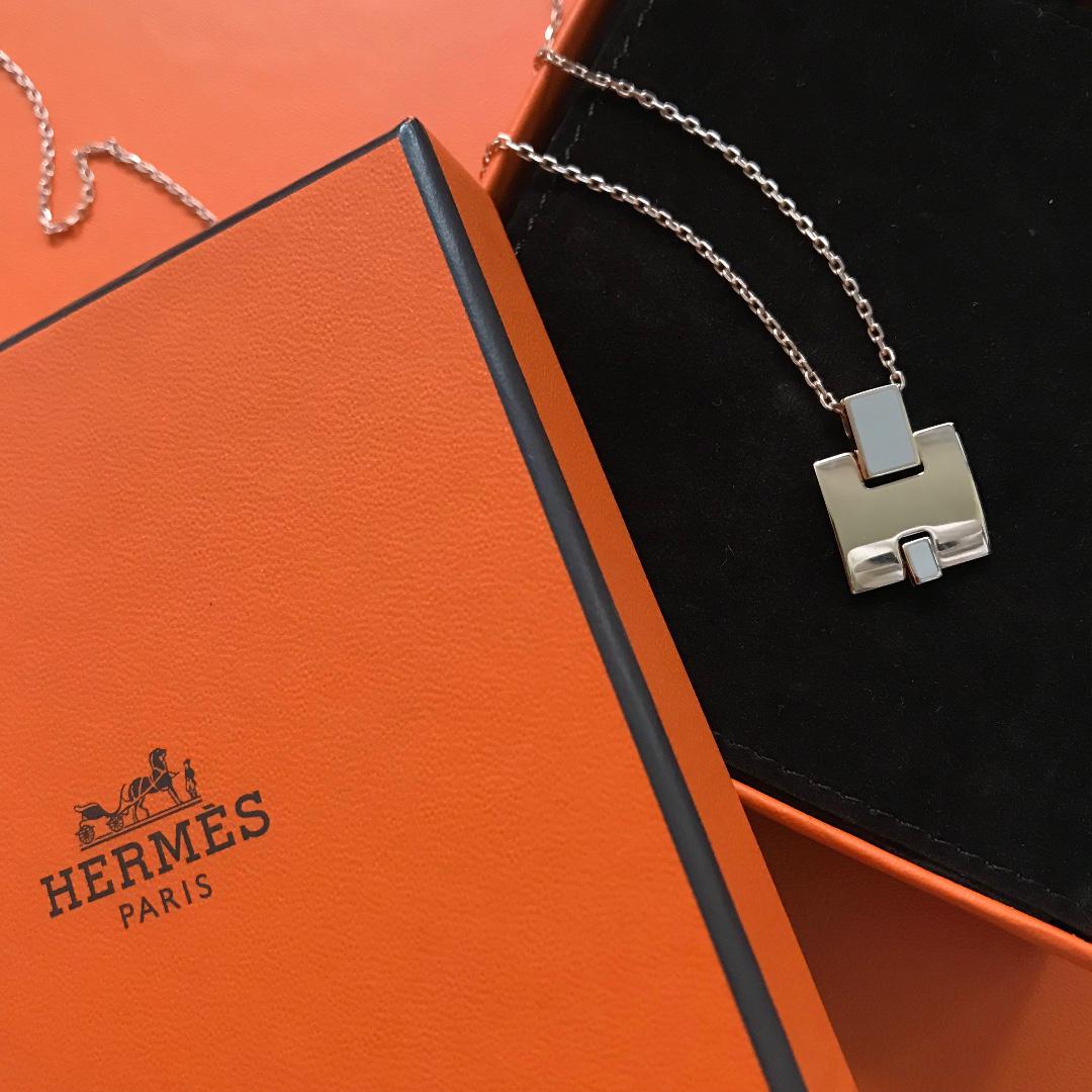 Hermes eileen pendant rose gold shop