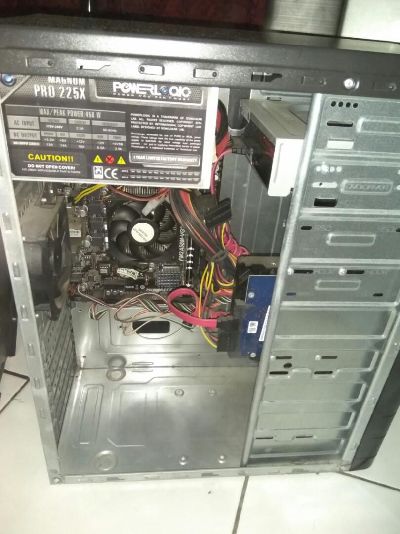 Komputer AMD A6-7400K RADEON R5. 6 COMPUTE CORES 2C+4G 3.5GHZ. RAM 4GB ...