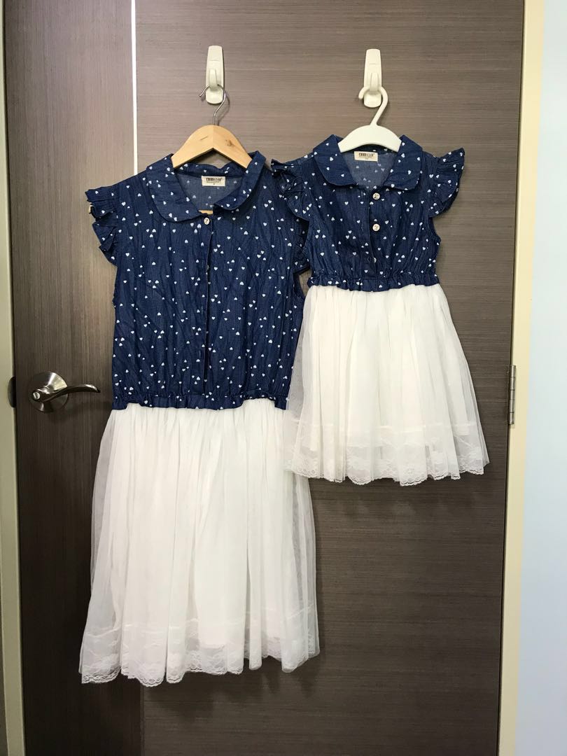 Mother Daughter Matchy Dresses Babies Kids Girls Apparel 4 To 7 Years On Carousell