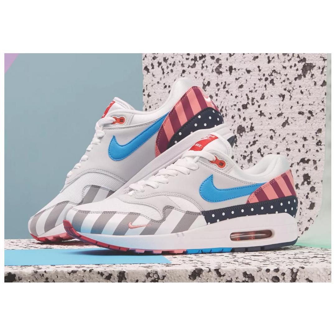 Nike Air Max 1 Parra Men s Fashion Footwear Sneakers on Carousell