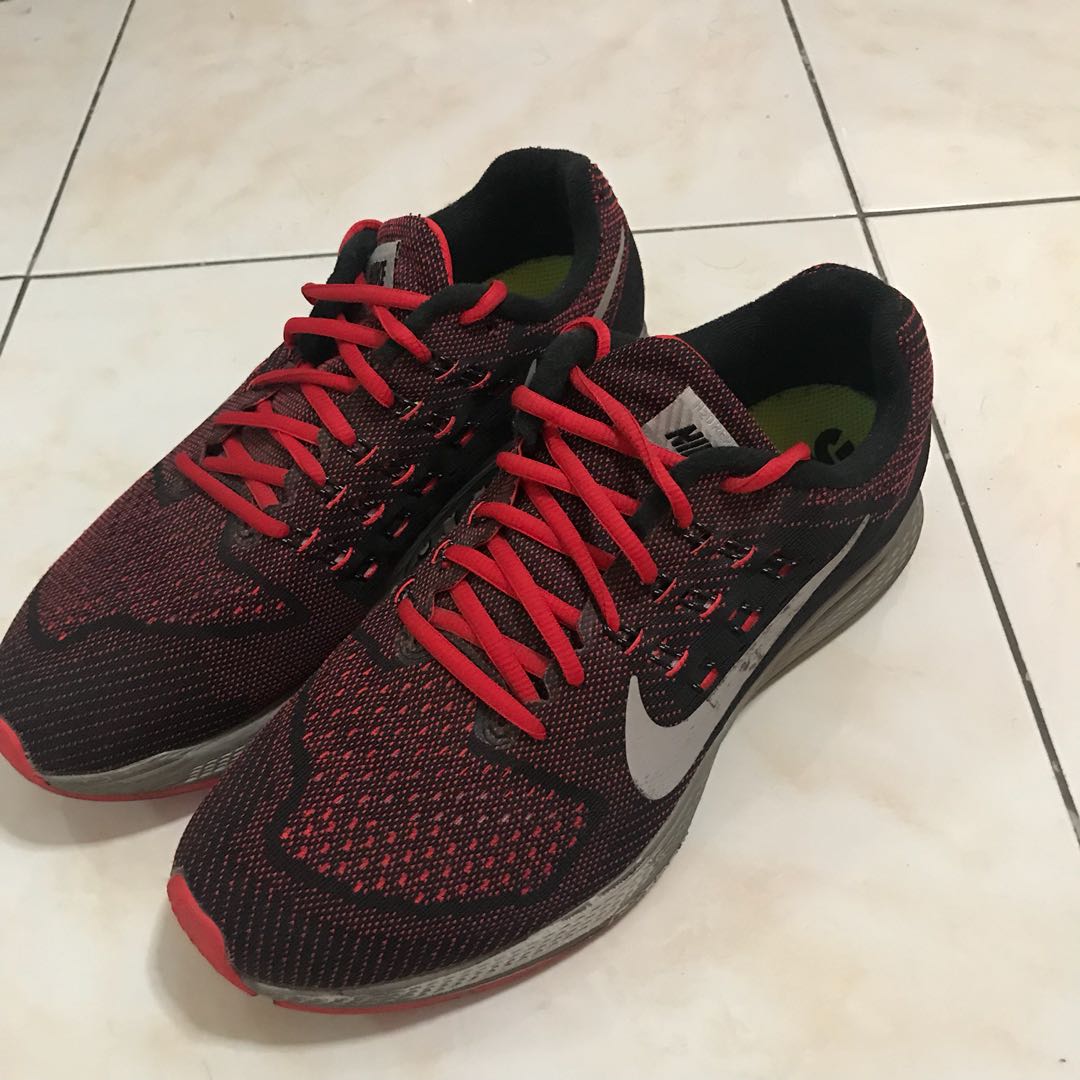 nike zoom red and black