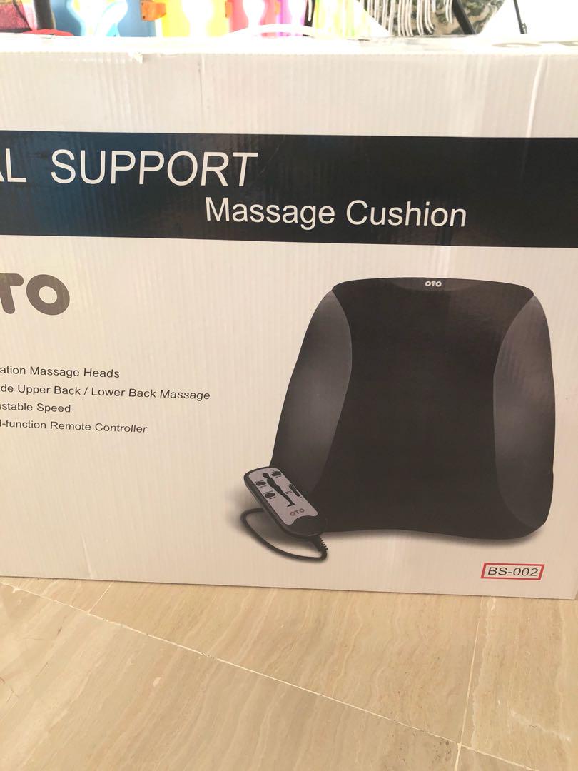 OTO Spinal Support Massage Cushion, Beauty & Personal Care, Foot Care on Carousell