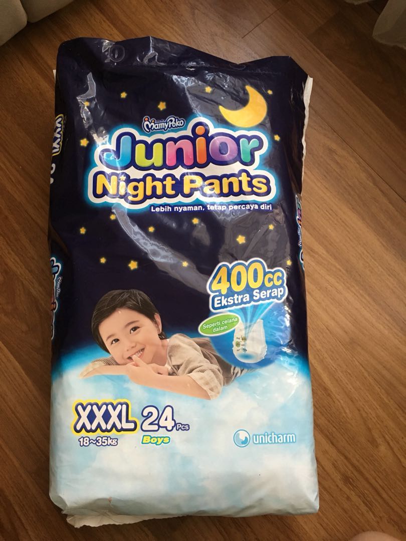 Pampers junior night sales pants
