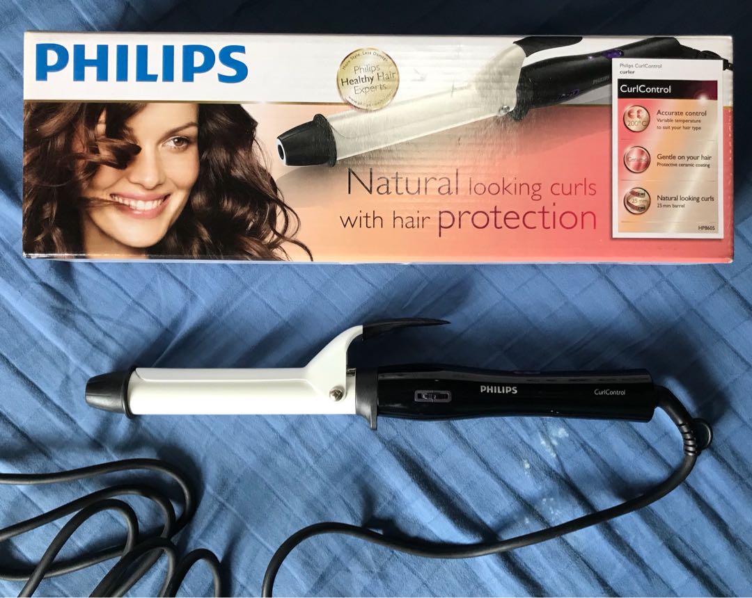 Philips Curling Iron, Beauty & Personal Care, Hair on Carousell