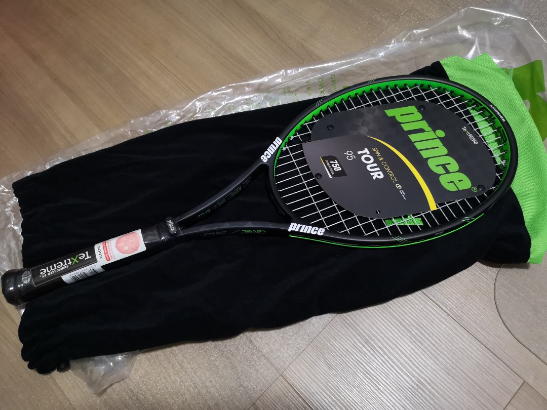 prince textreme tour 95 grip l2 4 1 4 sports equipment sports games billiards bowling on carousell