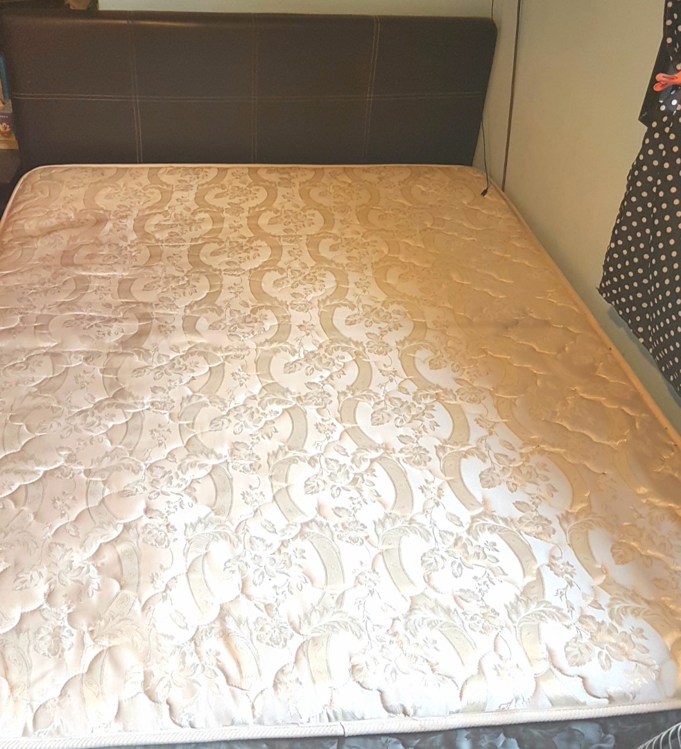 Queen Size Mattress bed frame, Furniture & Home Living, Furniture, Bed