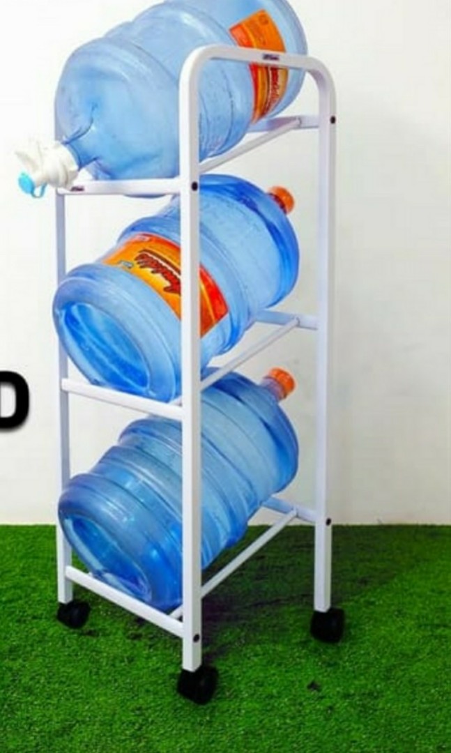 Rak Galon 3 Susun Ada Roda Perabotan Rumah Di Carousell