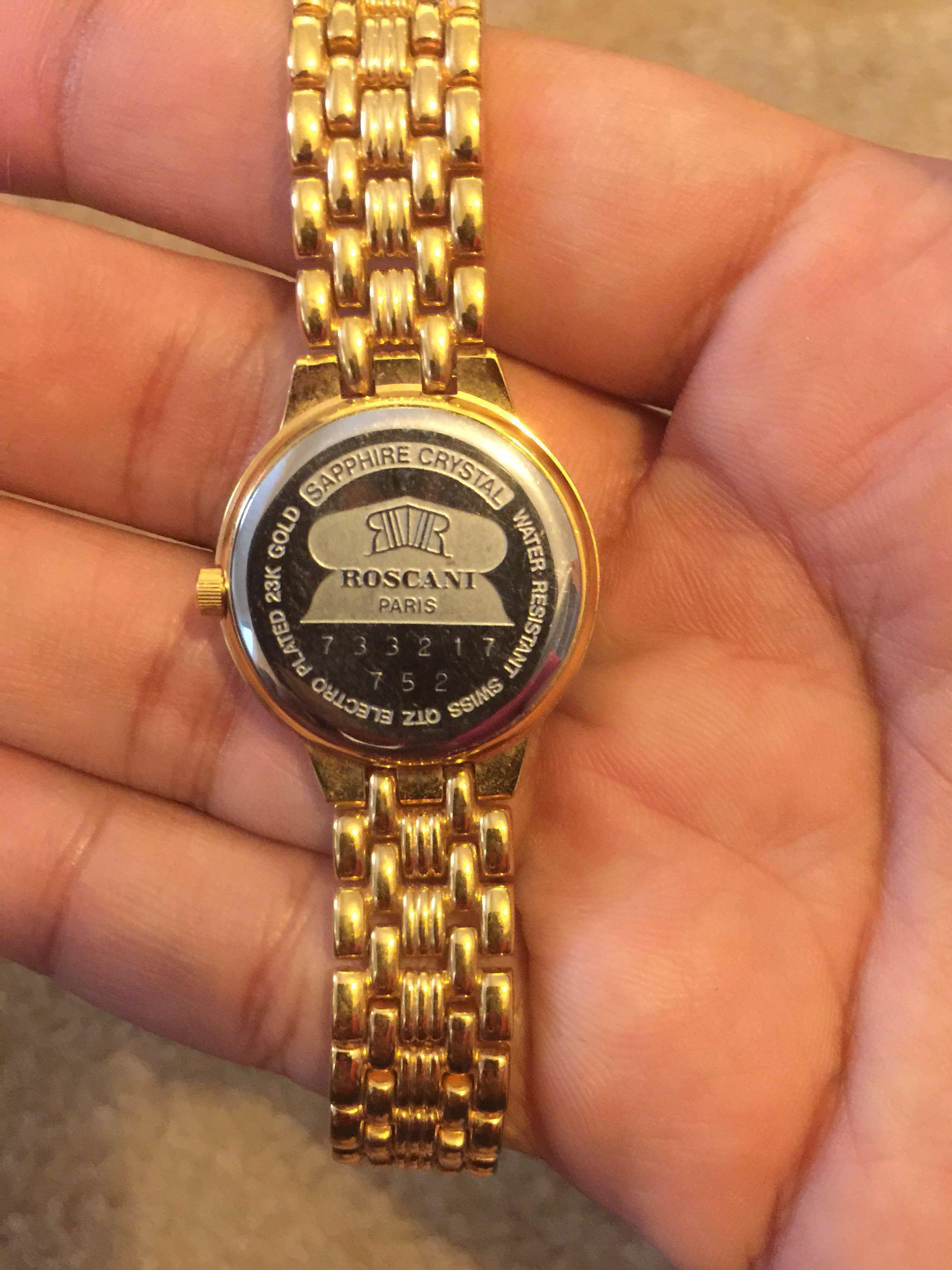 Roscani paris sapphire 23k gold price discount