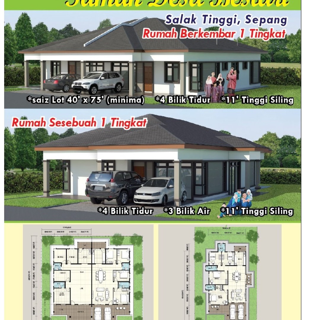 Rumah Semi D Setingkat Salak Tinggi Property For Sale On Carousell