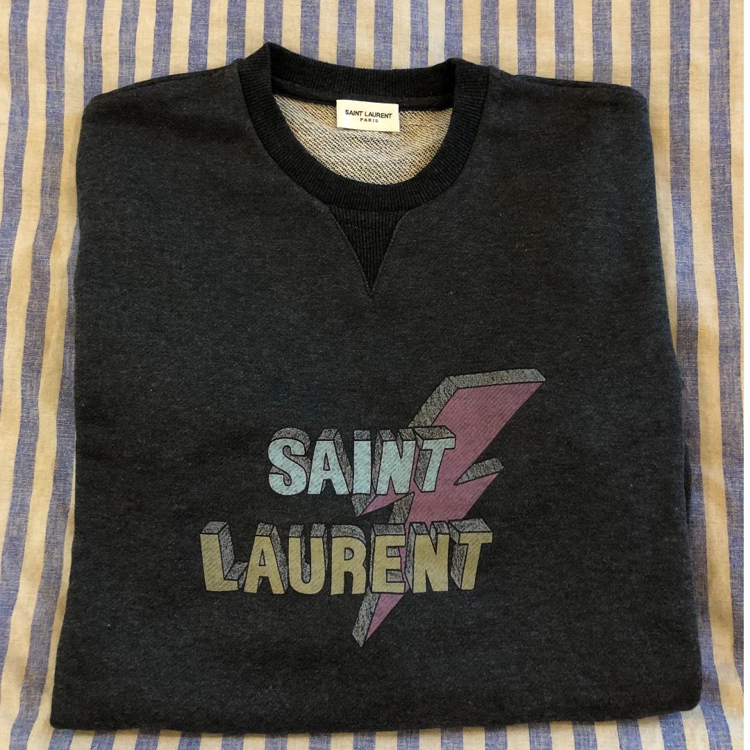 saint laurent thunder t shirt
