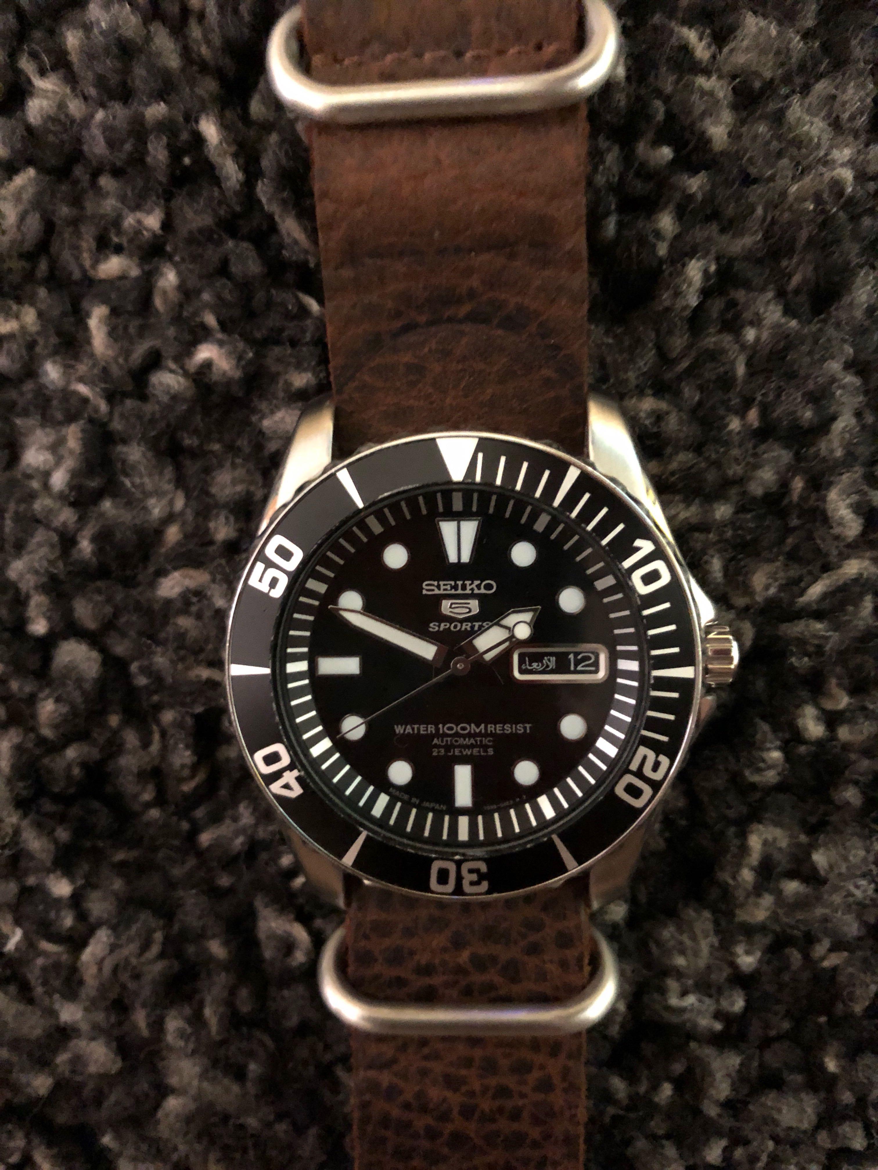SEIKO Submariner SNZF17 J model Men s Fashion Watches Accessories Watches on Carousell