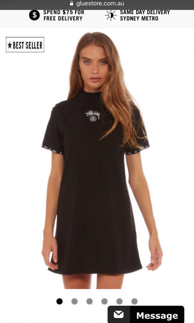 stussy t shirt dress