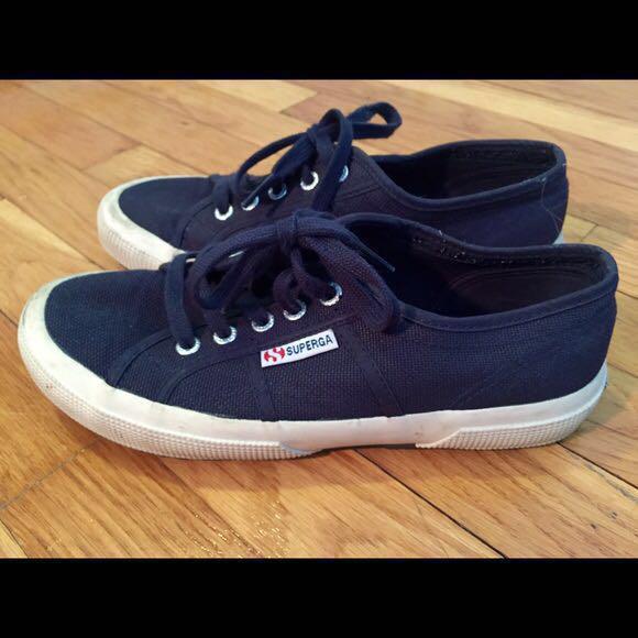superga shoes navy