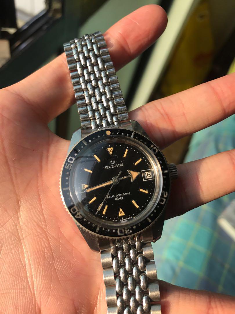 Vintage Helbros Diver
