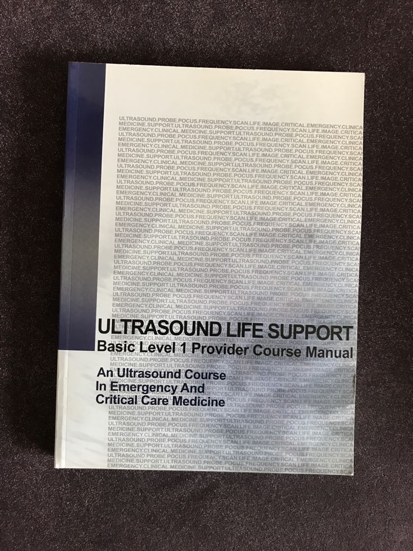 Winfocus ultrasound course book in emergency and critical care medicine, Books & Stationery, Textbooks, Tertiary on Carousell