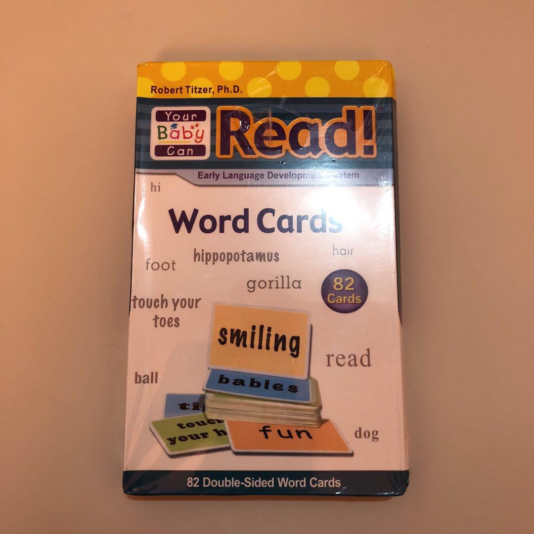 Your Baby Can Read Word Cards Babies Kids Others On Carousell