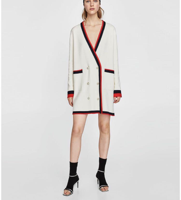 Zara Double Breasted Jacket With Pearl Buttons Women S Fashion Clothes Outerwear On Carousell Shop with afterpay on eligible items. zara double breasted jacket with pearl