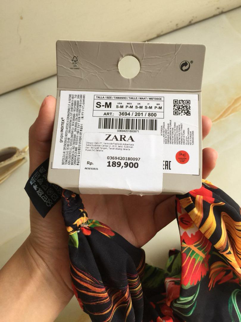 Zara Hairband Headband Bandana Fesyen Wanita Aksesoris Di Carousell