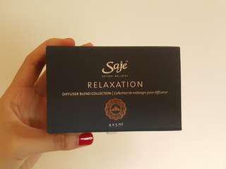Saje relaxation diffuser blend collection
