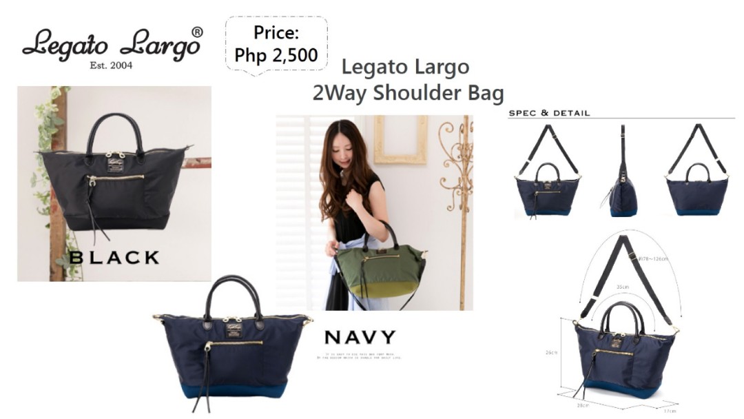 100% Original Legato Largo (2-Way) Tote