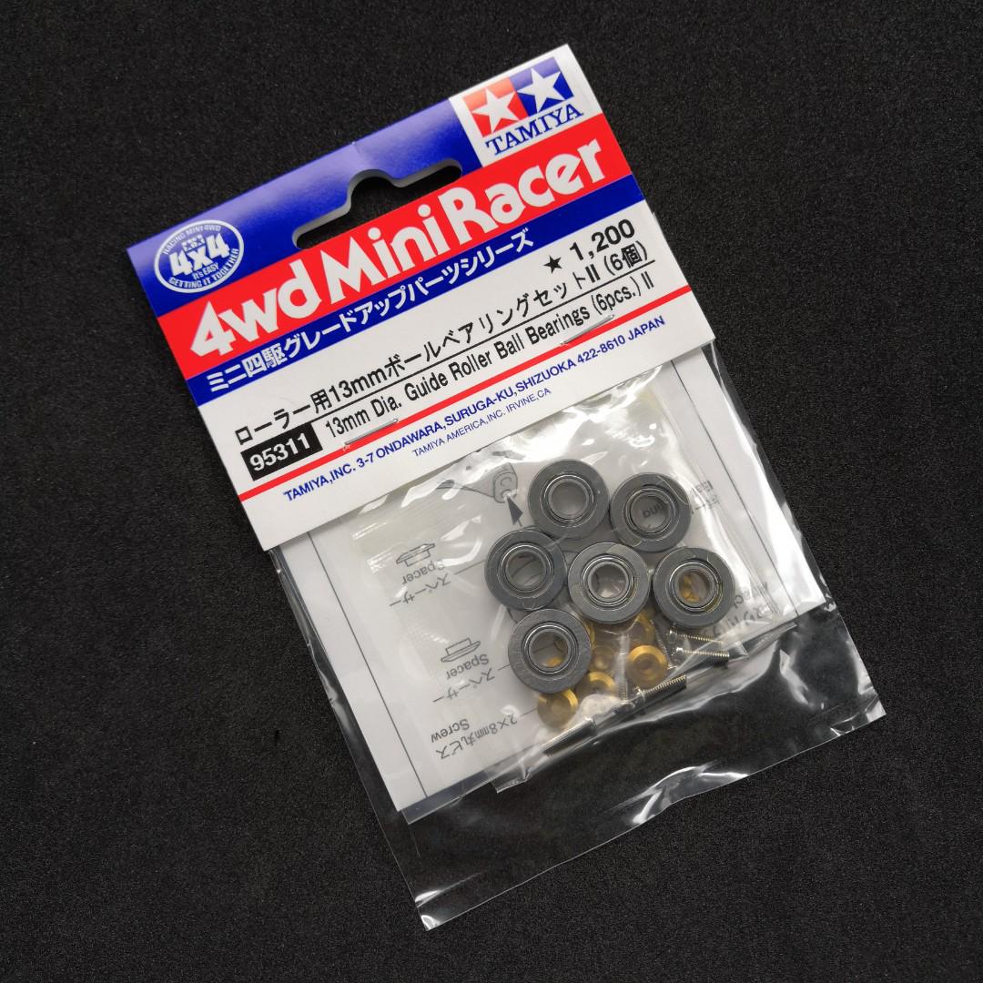 Tamiya Mini 4wd Roller 13mm Ball Bearing Set II 6pcs 95311 for sale online 