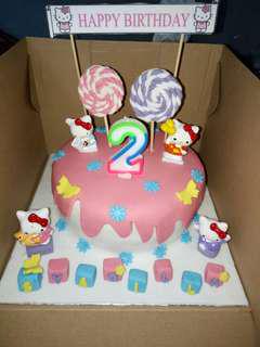 Hello kitty cake