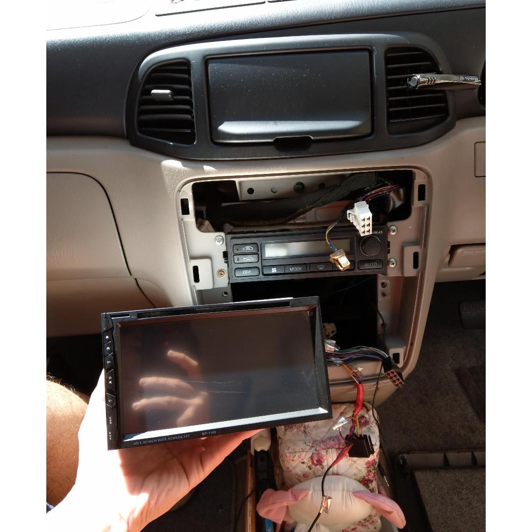 包安裝 1300 全新藍芽音響 正廠美國 Mmq 大面板車機bluetooth Fm Usb Cd Dvd 汽車配件 電子配件 Carousell