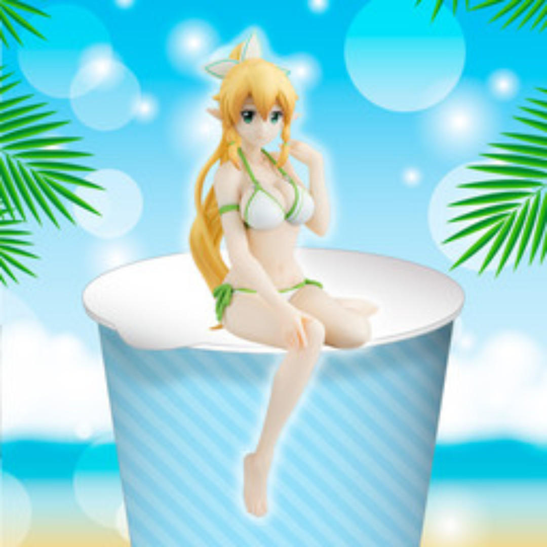 刀劍神域sao Alo 劇場版莉法泳裝noodle Stopper 杯緣子約14cm 玩具 遊戲類 玩具 Carousell