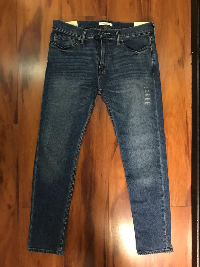 abercrombie and fitch stretch jeans