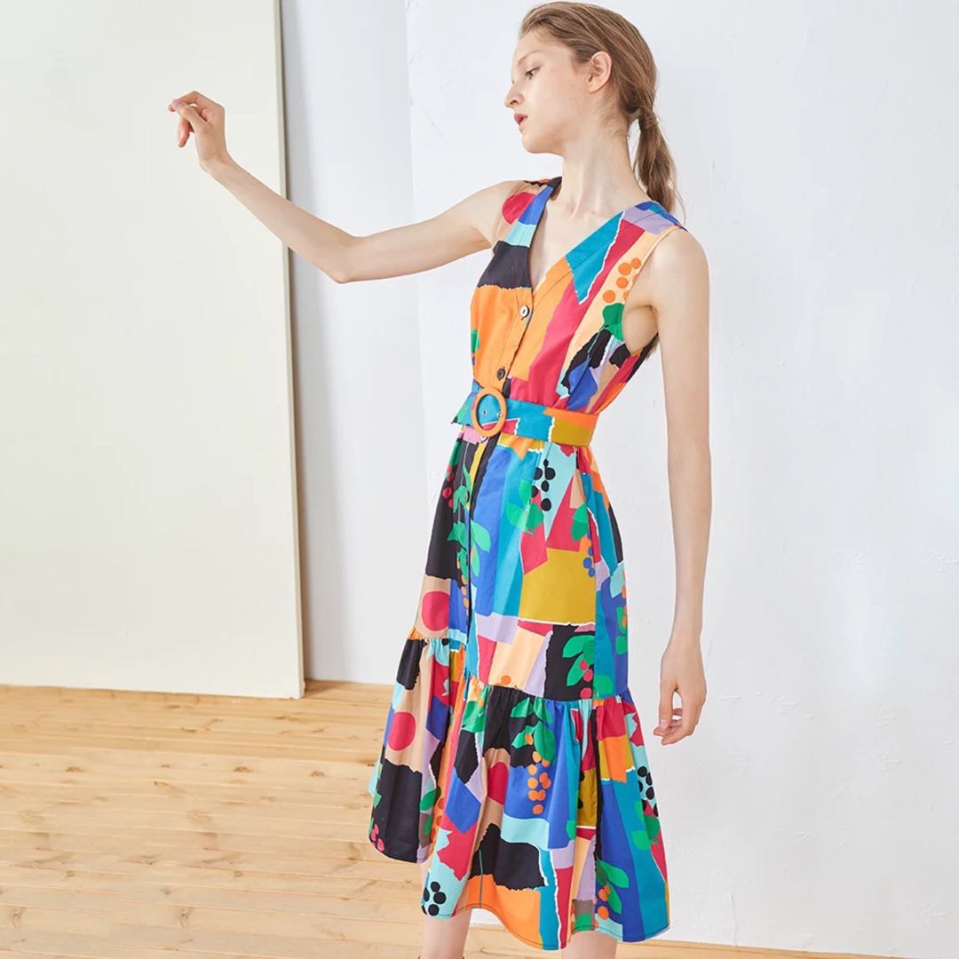 Abstract Art Dress Women S Fashion Clothes Dresses Skirts On