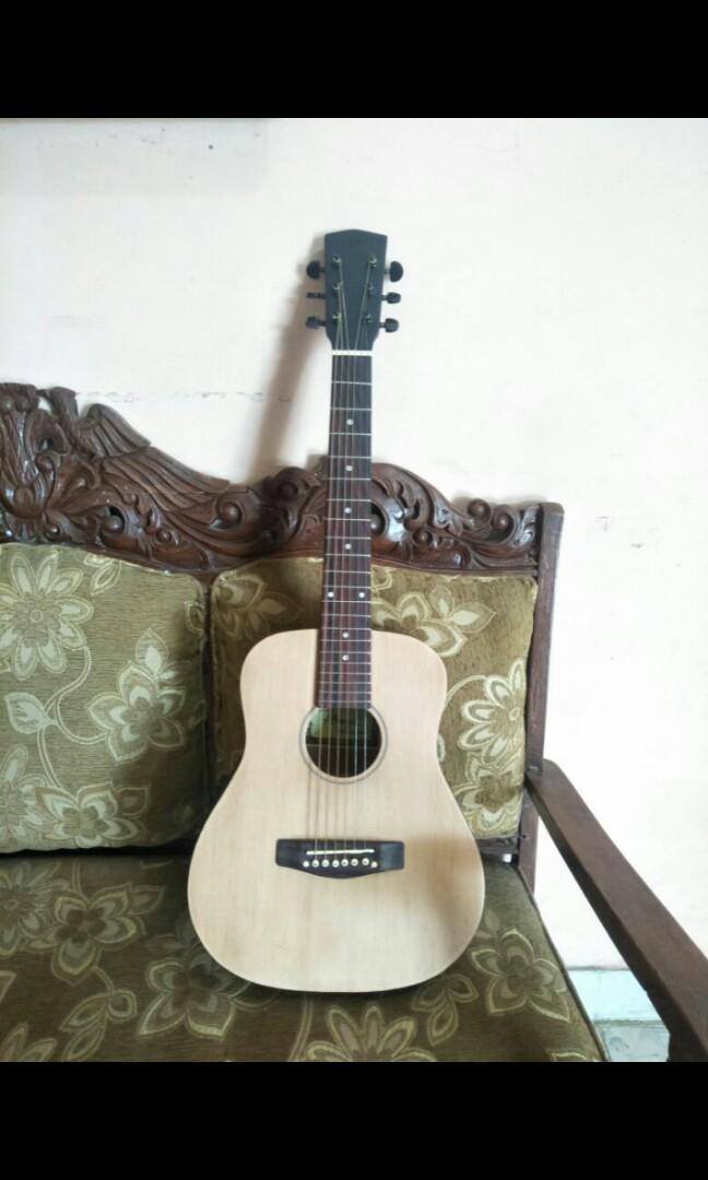 Acoustic Baby Guitar Solid Musik Media Alat Di Carousell
