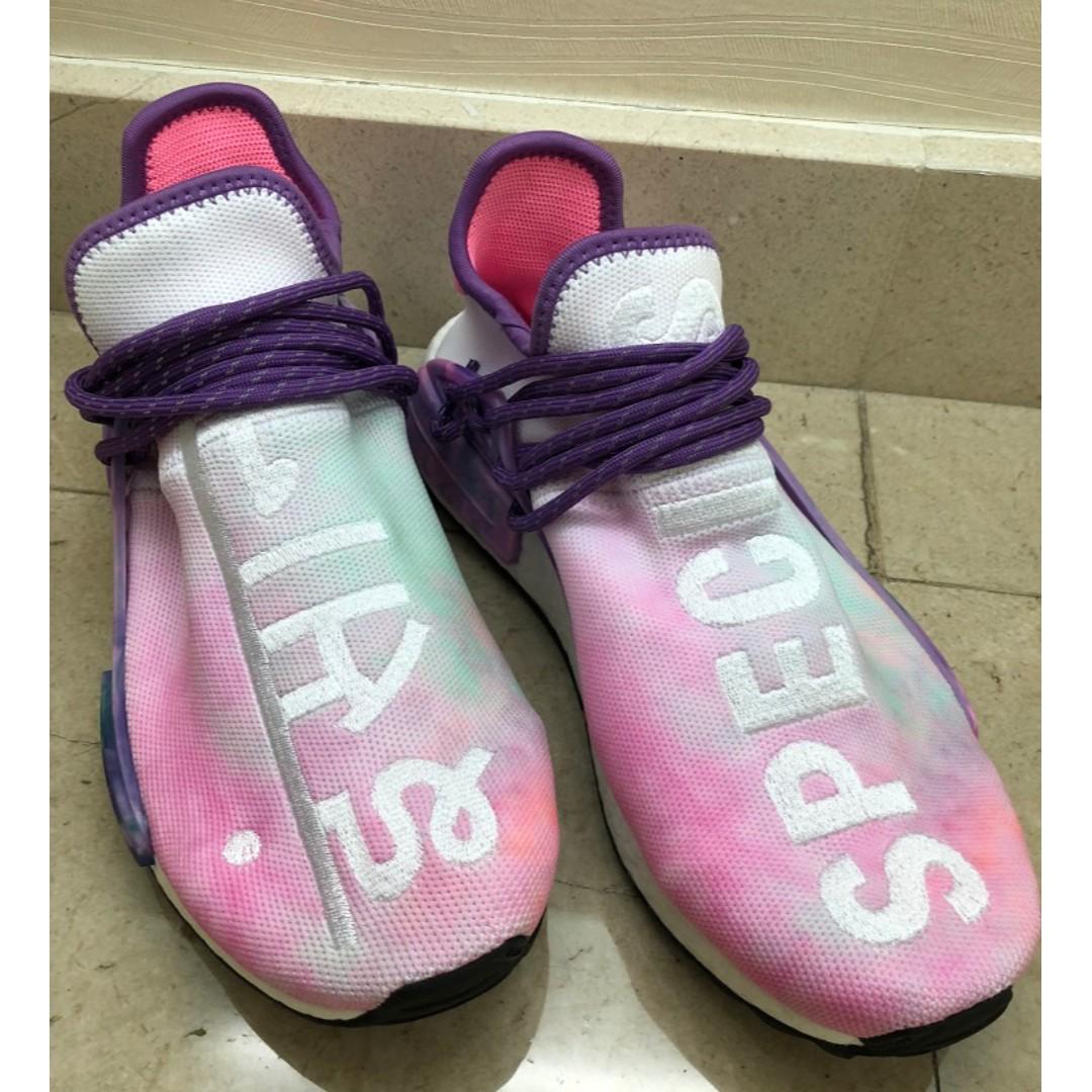 pw hu holi nmd mc pink glow