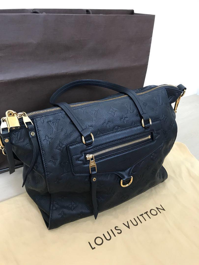 Louis Vuitton Lumineuse With Strap 9lr0508 Navy Blue Empreinte Leather  Cross Body Bag, Louis Vuitton