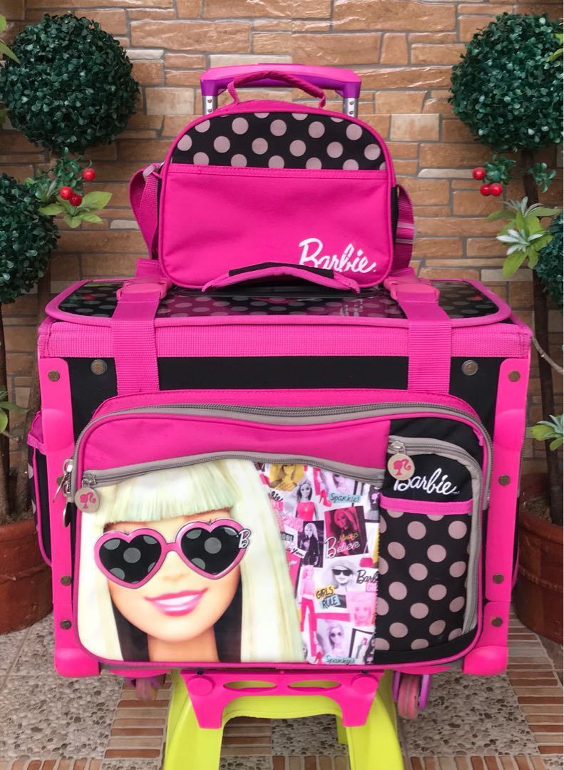 Buy Barbie Trolley Bag Yellow online in India on GiggleGlory.com