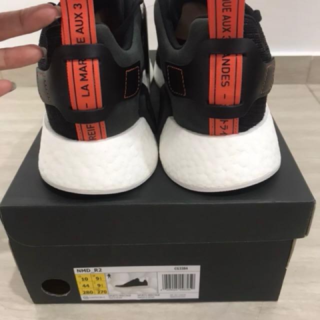 BNIB Adidas NMD R2 Boost Black CG3384 Men s Fashion Footwear Sneakers on Carousell