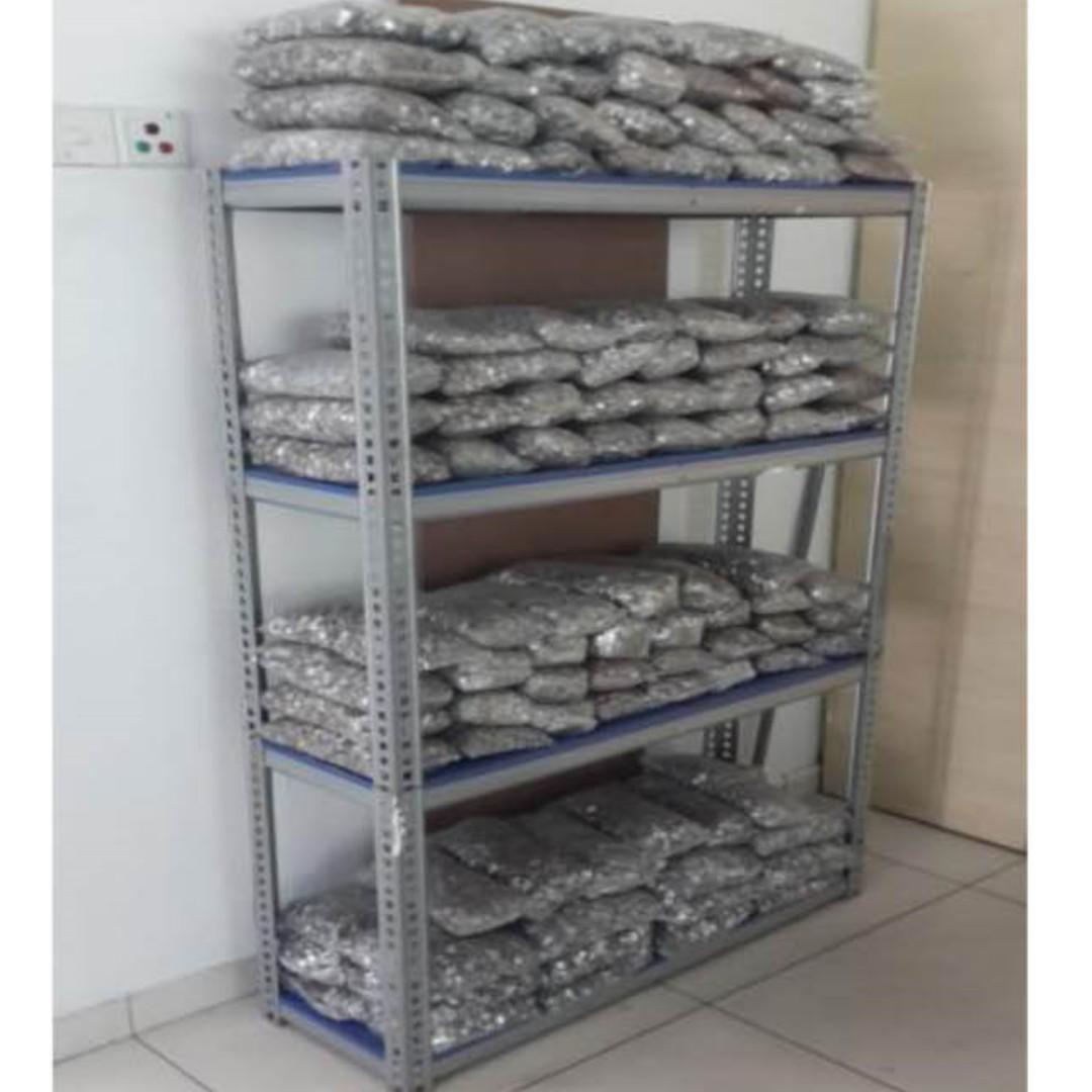 Boltless Racking - White Color, Furniture & Home Living, Furniture ...