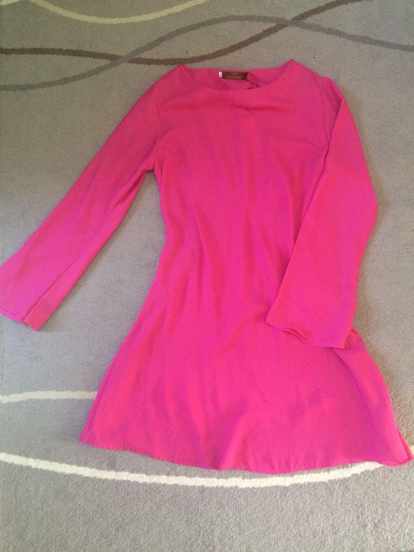 Brand New Hot Pink Top , Women's Fashion, Tops, Blouses on Carousell