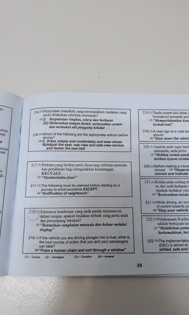 Buku Soalan Spot Ujian Komputer Kelas Memandu Julypayday Winikea Books Stationery Books On Carousell